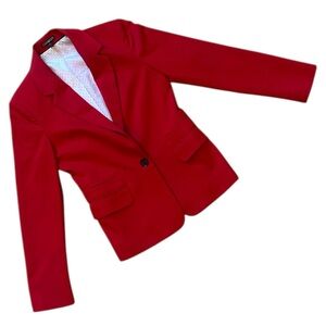 Express Vibrant Red Women's Suit Jacket